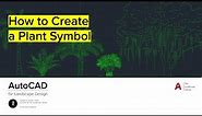 11. How to Create Plant Symbol | AutoCAD for Landscape Design