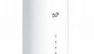 5G NR SA NSA Wifi 6 CPE Router with SIM Card Slot,Qualcomm IPQ5018, SDX62,WiFi 6&Gigabit Ethernet, Built-in 8 High Gain Antennas,4 x 4 MIMO,Dual-Band Unlocked Wireless 5G Cellular Router,C8-550