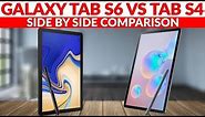 Samsung Galaxy Tab S6 vs Galaxy Tab S4 Side by Side Comparison