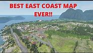 Best East Coast Map EVER! East Coast Reworked BeamNG Drive