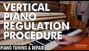 Vertical Piano Regulation Procedure - Piano Tuning & Repair I HOWARD PIANO INDUSTRIES