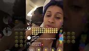 Cardi B and Offset Kissing Making Love On Bed In Instagram Live