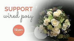 Wired Wedding Posy Bouquet | How to make a Posy Flower Arrangement