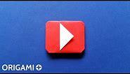 Origami YouTube Play Icon / Logo (Stéphane Gigandet)