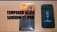 How to Install Tempered Glass Screen Protector for Samsung J7 Pro Black