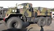 truck 961 for eBay military surplus M818 Shortie Cargo Camouflage paint fully restored