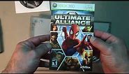 Marvel Ultimate Alliance Special Edition sealed unboxing Xbox 360