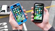 iPhone 7 OtterBox vs. Tech21 33 FT Drop Test!