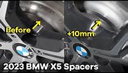2023/2024 BMW X5 10mm Wheel Spacers Before And After - BONOSS BMW X5 Modified