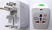 Universal International Travel Plug Adapter with 2 USB Ports