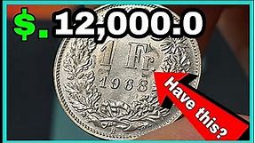 Switzerland 1 Franc 1968 Coin: Is it Worth Keeping or Selling?