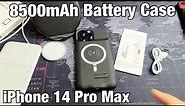 iPhone 14 Pro Max: Battery Case 8500mAh Review (LALKS)