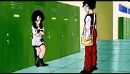 Videl finds out that Gohan is the great saiyaman!!