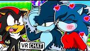 WEREHOG SONICA LOVES SONIC?! Sonic & Shadow Meet Werehog Sonica! (VR Chat)