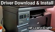 Download and Install HP LaserJet M1132 MFP Printer Driver