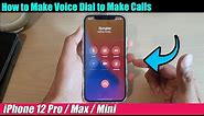 iPhone 12/12 Pro: How to Use Voice Dial to Make Calls