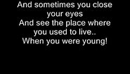 The Killers - When You Were Young Lyrics