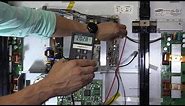 How to properly check voltages inside PLASMA TV service guide