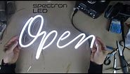 How to Make a Neon Sign LED Part 2 (feat. CNC Cut Back Panel)