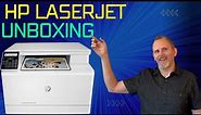 HP Color LaserJet Pro MFP M182nw All In One Wireless Laser Printer 7KW55A unboxing