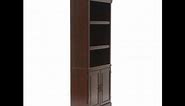 Sauder Heritage Hill Library With Doors, Classic Cherry finish