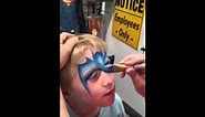 Super Fast Batman Face Painting Tutorial