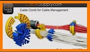 Bundling Ethernet Cable with the Cable Comb and Terminating a Patch Panel