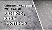 Basic Faux Stone Textures - Scenic Art