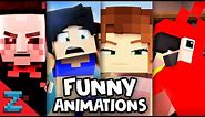 Funny Animations! 😂 (ZAMination Originals) Minecraft Animation Compilation