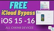 Free icloud bypass ios 15 and 16 - All checkm8 Devices - Free Tool