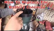 How to replace the battery in your coleman lantern