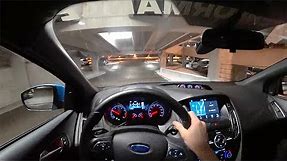 Ford Performance Modified Focus RS - POV Night Drive (Binaural Audio)