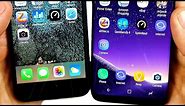 iPhone 7 vs Galaxy S8 2018!