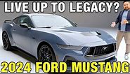 We Check Out the ALL-NEW 2024 Ford Mustang! | Ford Mustang First Look | Exterior, Interior & More!