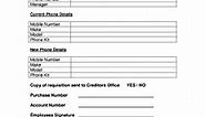 Cell Phone Request Form - Fill Online, Printable, Fillable, Blank | pdfFiller