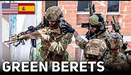 U.S. Army Green Berets | Spanish Special Forces | CQB, Breaching & Rappeling Training
