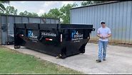 Our 15 Cubic Yard Dumpster