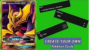 Pokecardmaker.net - How to create your very own Pokémon Card