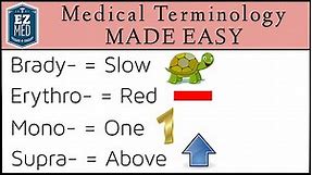 Medical and Nursing Terminology MADE EASY: Prefixes [Flashcard Tables]