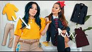 School Uniform Makeover Challenge ~Transforming 4 Types of Uniforms~