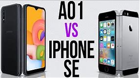 A01 vs iPhone SE (Comparativo)