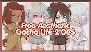 Free Aesthetic Gacha Life 2 OCS! ♡₊˚🎧🍓🌱・₊✧⋆