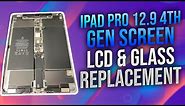 iPad Pro 12.9 4th gen screen / LCD & Glass replacement DETAILED
