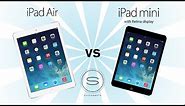 iPad Air vs iPad Mini 2 (Retina)