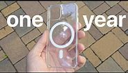 Apple iPhone 12 Clear Case - One Year Later... (YIKES)