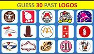 Guess the Logo Quiz | Can You Guess 30 Older Logos? Food Challenge