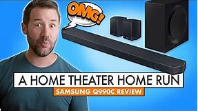 The BEST Home Theater SOUNDBAR JUST Got BETTER! Samsung Q990C Review