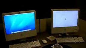 iMac G5 vs iMac Intel Boot