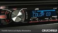 JVC KD-R640 CD Receiver Display and Controls Demo | Crutchfield Video