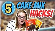 5 INCREDIBLY BRILLIANT Boxed Cake Mix Hacks | Dessert Recipes that are SUPER EASY & Delicious!!
